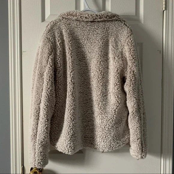 Pale Mauve Teddy Jacket - Picture 5 of 6